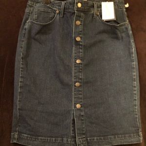 Blue jean skirt